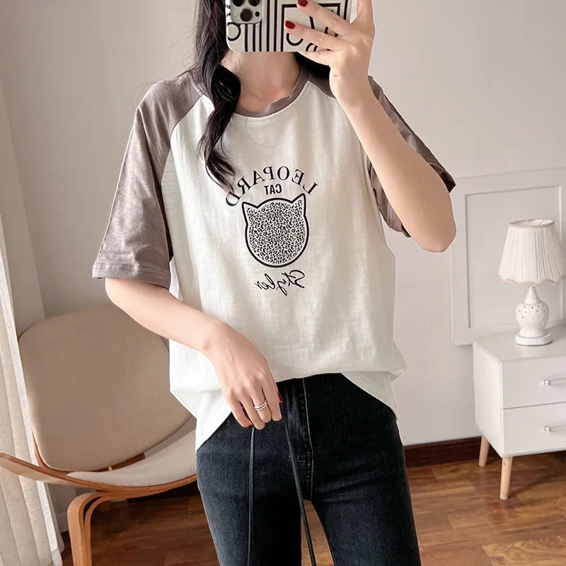 Maternity Cotton Nursing Top For Breastfeeding And Postpartum
