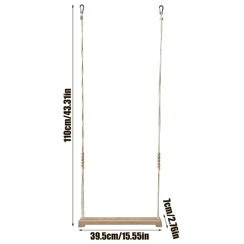 Natural Fiber Chicken Coop Swing For Poultry Habitat Hen Care