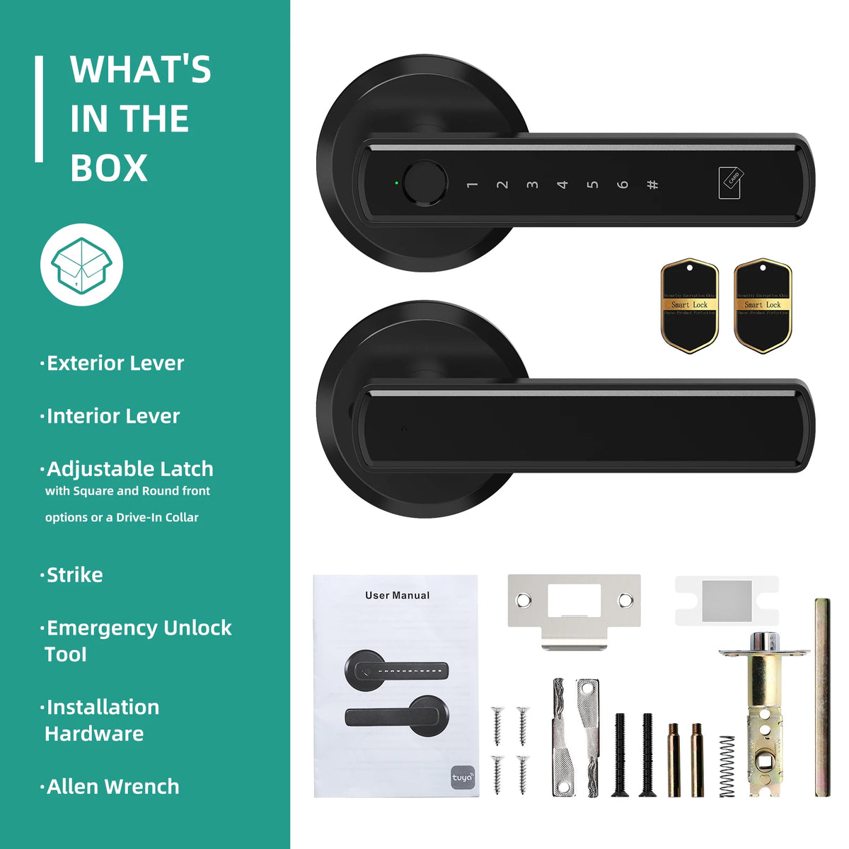 Viladepot Smart Fingerprint Door Lock With App Control Keypad