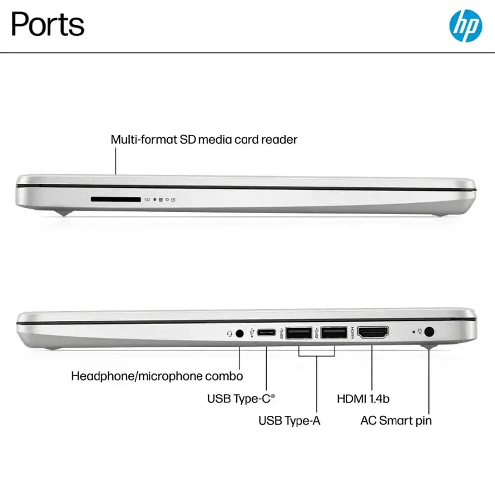 HP Business Laptop Intel Celeron N150 16GB RAM 384GB Storage
