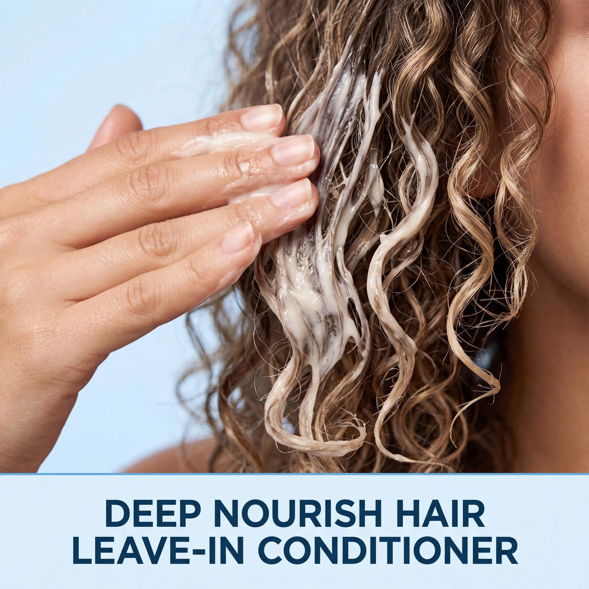 Hoegoa Shea Butter Castor Oil Leave In Conditioner Anti Frizz