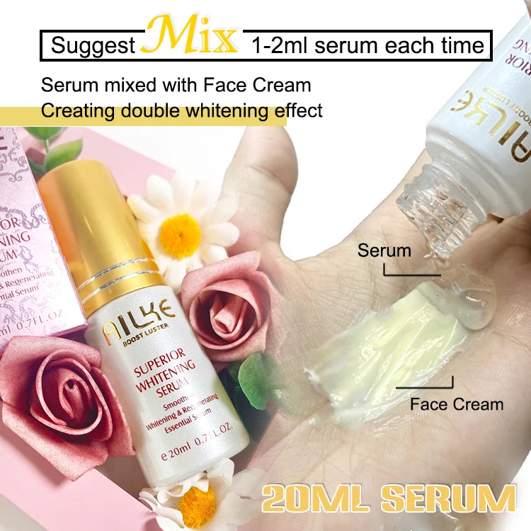 AILKE Whitening Antiwrinkle Face Cream With Collagen Hyaluronic Acid