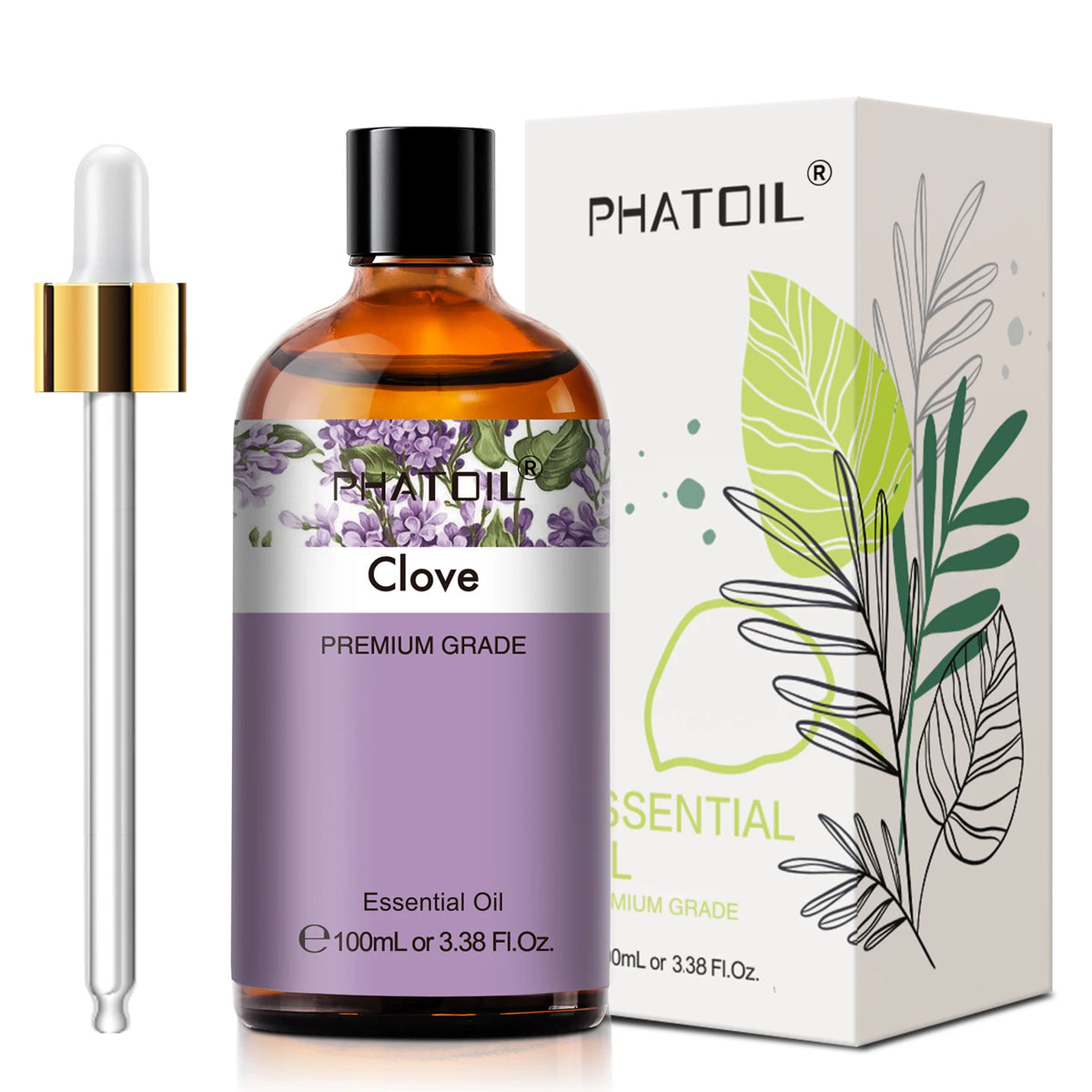 PHATOIL Lavender Jasmine Vanilla Eucalyptus Pure Essential Oil