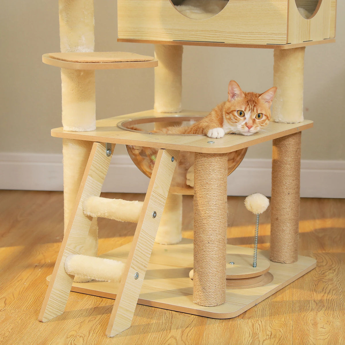 Pawz Multi Level Indoor Cat Tree Tower With Scratching Posts