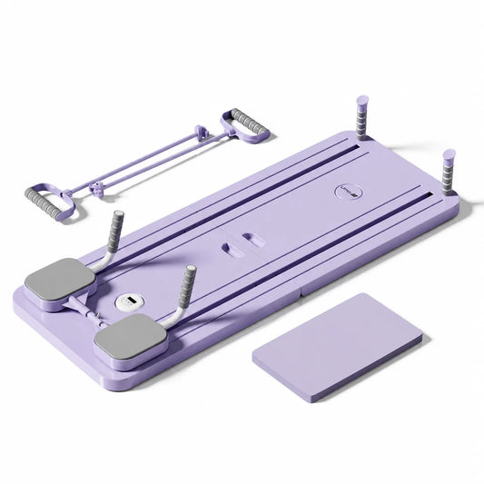 UMAY Multifunctional Home Pilates Board Adjustable Resistance With Timer Core Training Fitness Equipment