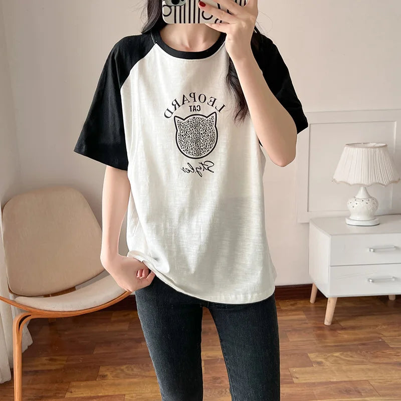 Maternity Cotton Nursing Top For Breastfeeding And Postpartum