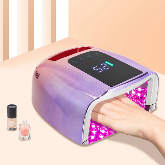 Bymaocar Nail Dryer 96W UV LED Portable Cordless Lamp