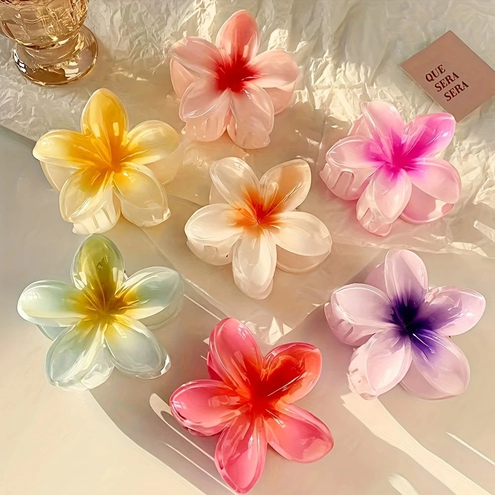 Egg Flower Hair Clips Non Slip Secure Grip Styling Accessories