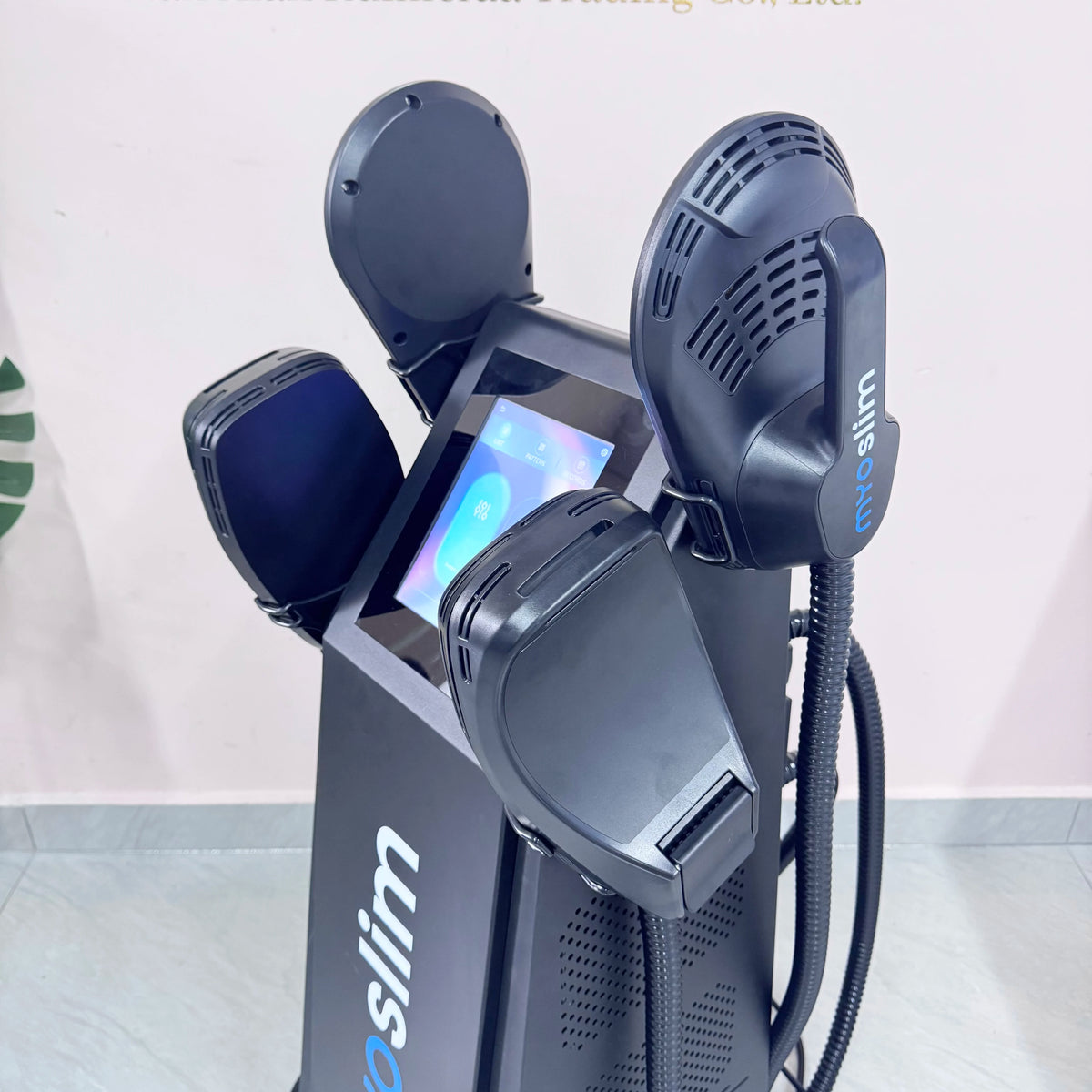 MYOslim 6500W EMS Body Sculpt Machine - Electromagnetic Therapy Fat Slimming Muscle Stimulation for Fitness And Body Shaping