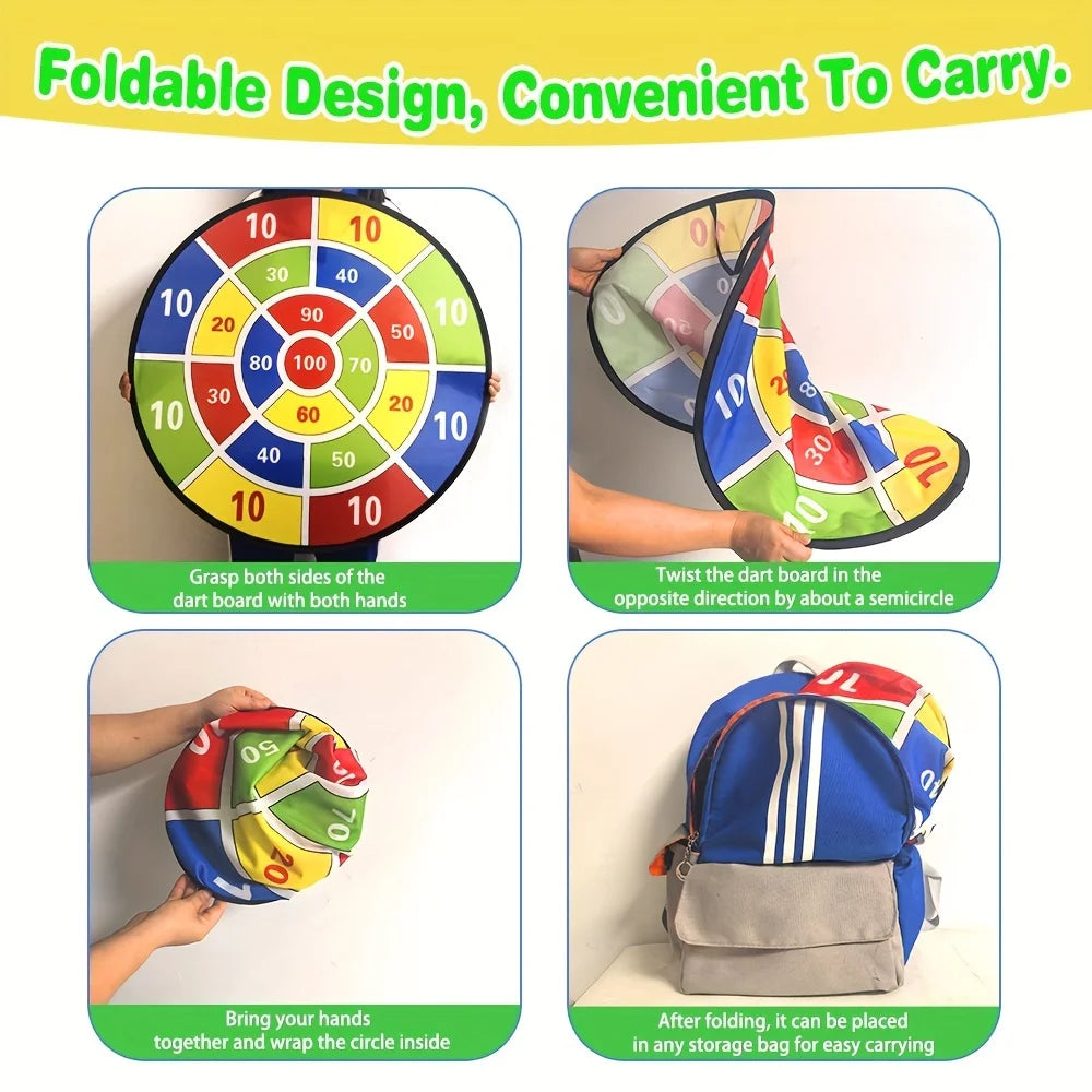 AEHOMECN Sticky Ball Dart Board Game For Family Fun