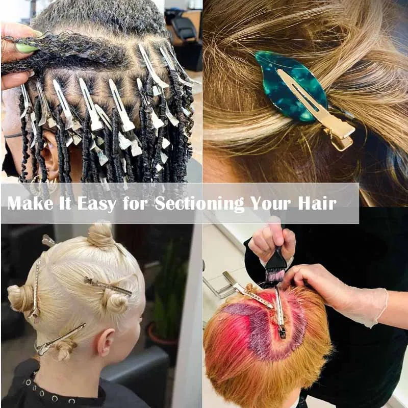 Professional No Crease Hair Clip Barrettes For Salon Styling
