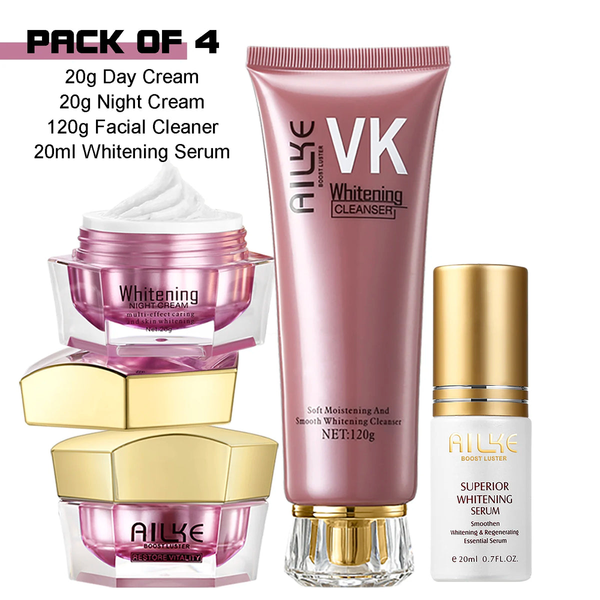 AILKE Whitening Antiwrinkle Face Cream With Collagen Hyaluronic Acid