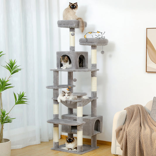 Pawz Road Cat Tree Tower With Sisal Scratching Posts