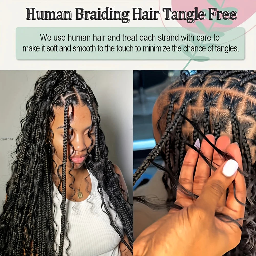 Body Wave Brazilian Human Hair Extensions Bulk For Braiding