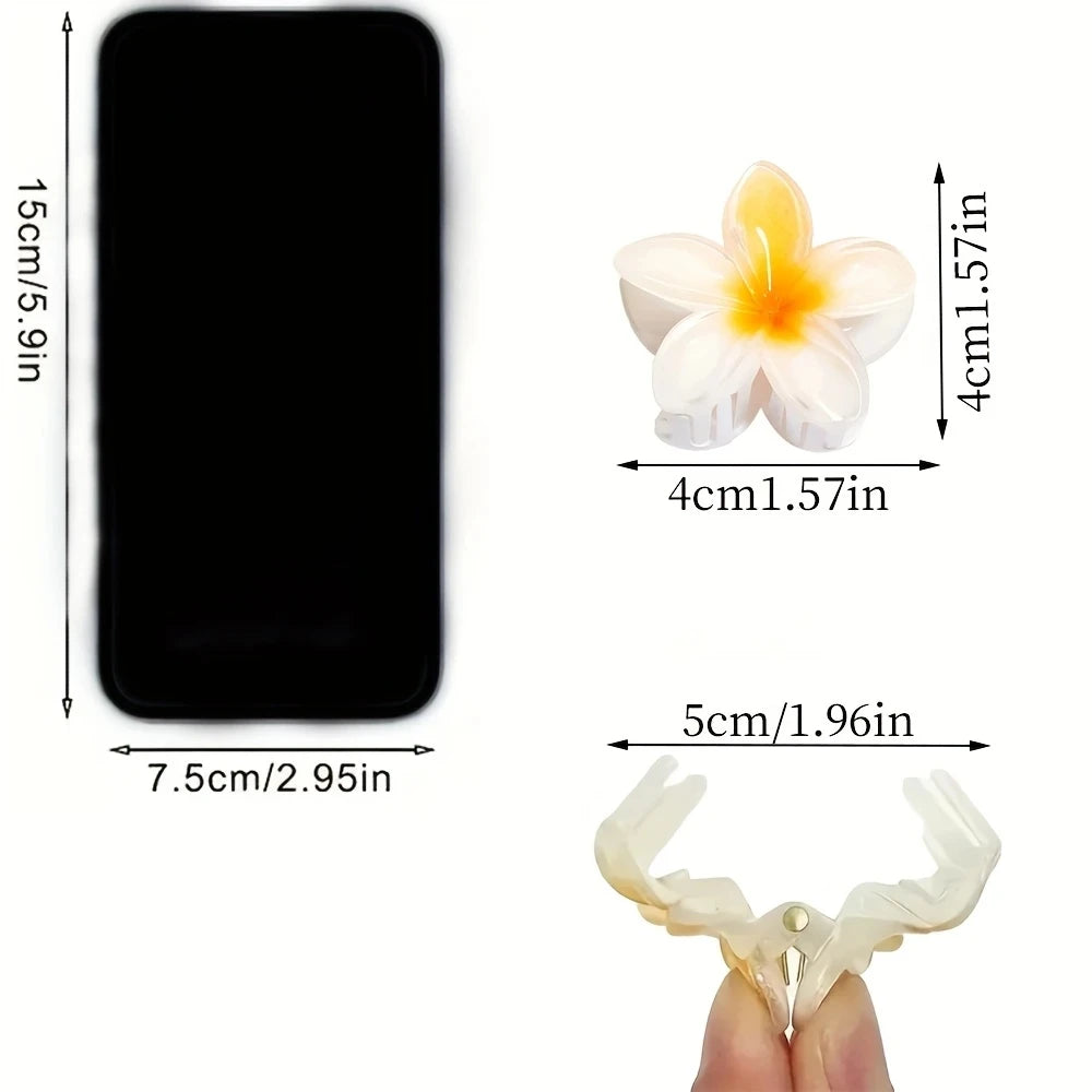 Egg Flower Hair Clips Non Slip Secure Grip Styling Accessories