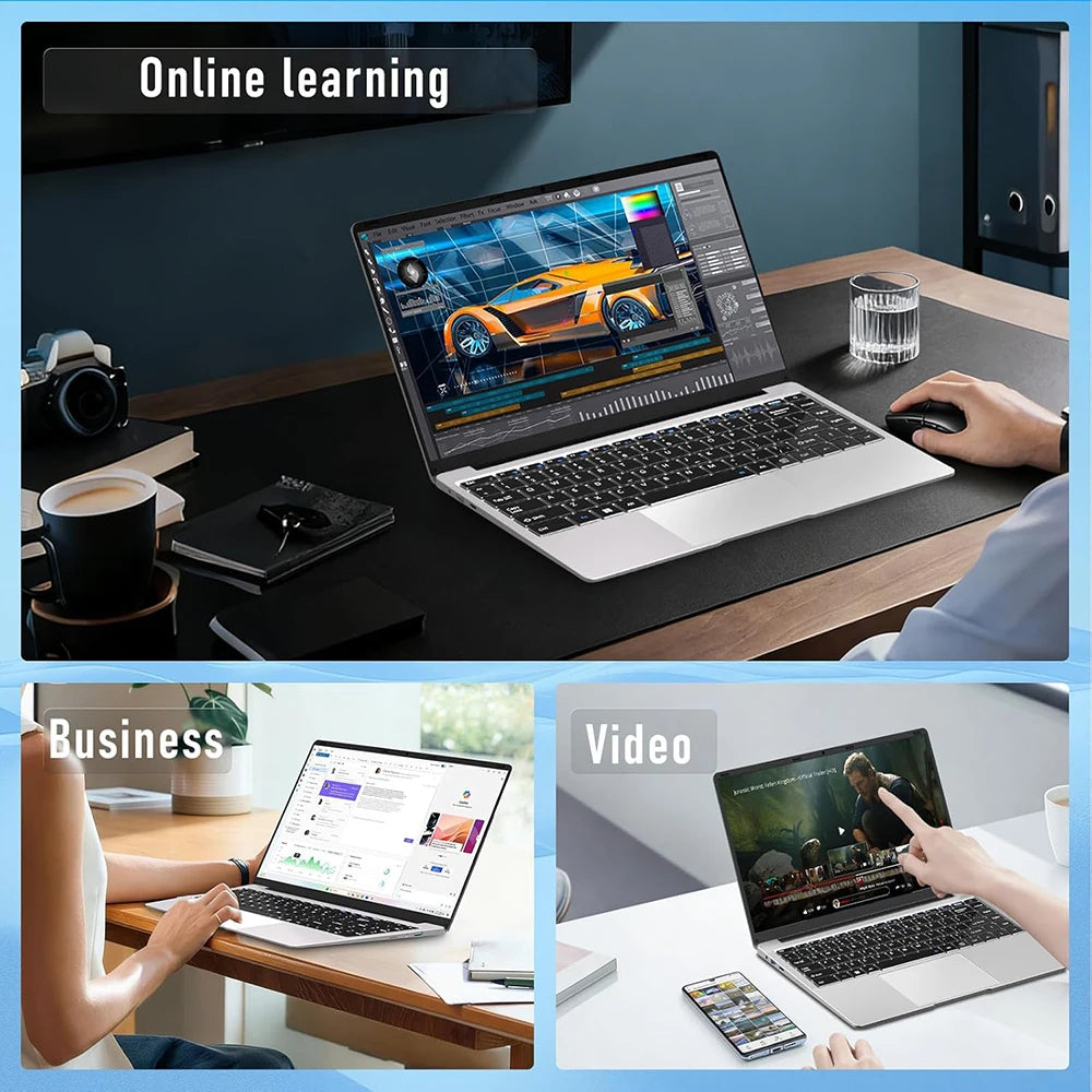 Xia Man Windows 11 Laptop 12GB 1TB Intel A3950 Notebook