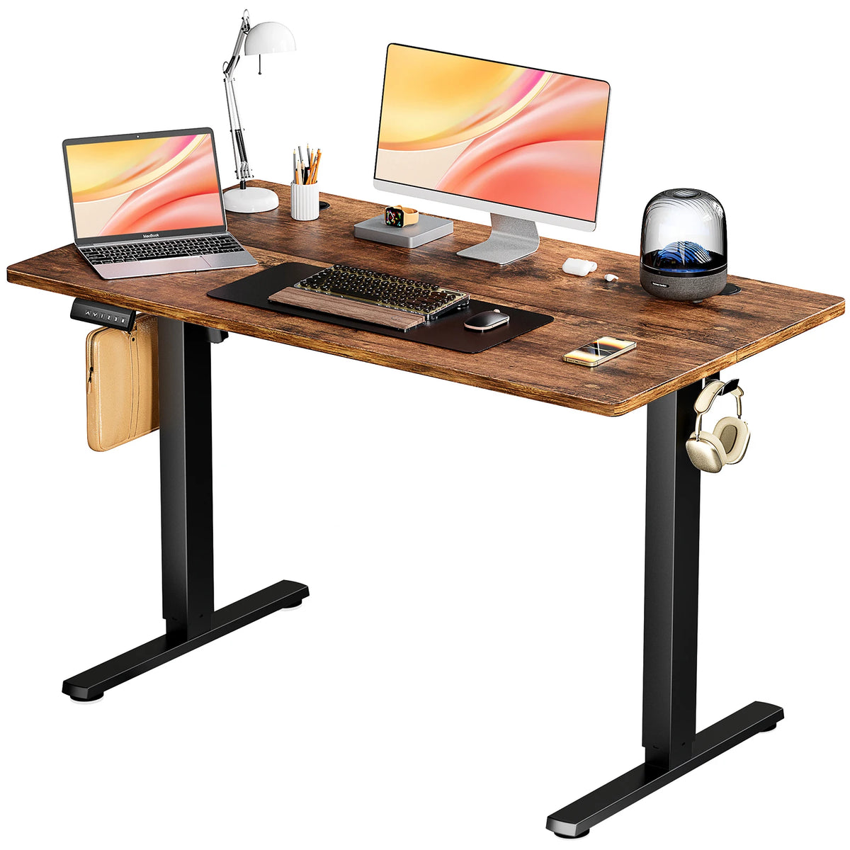 JHK Electric Height Adjustable Standing Desk Home Office Workstation