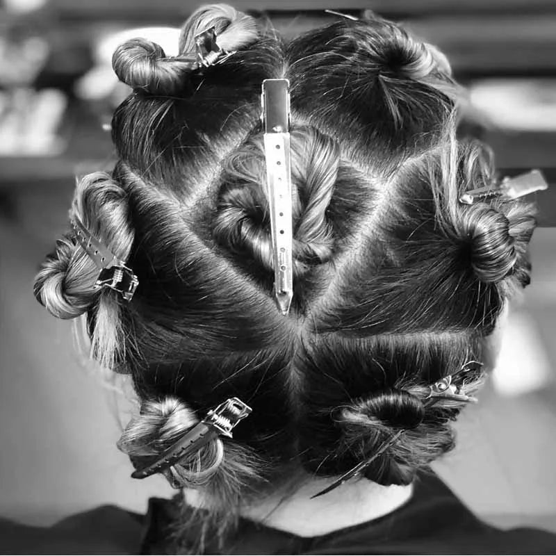 Professional No Crease Hair Clip Barrettes For Salon Styling