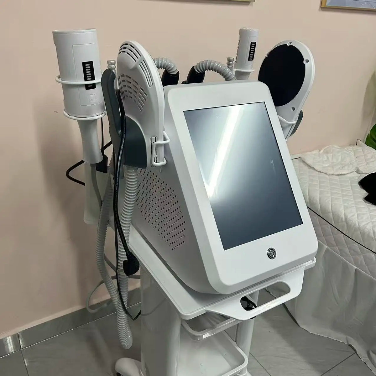EMS Body Sculpt Machine Neo Rf Vacuum Inner Ball Roller Machine 360 Degree Rolling Cellulite Weights Loss Body Slimming