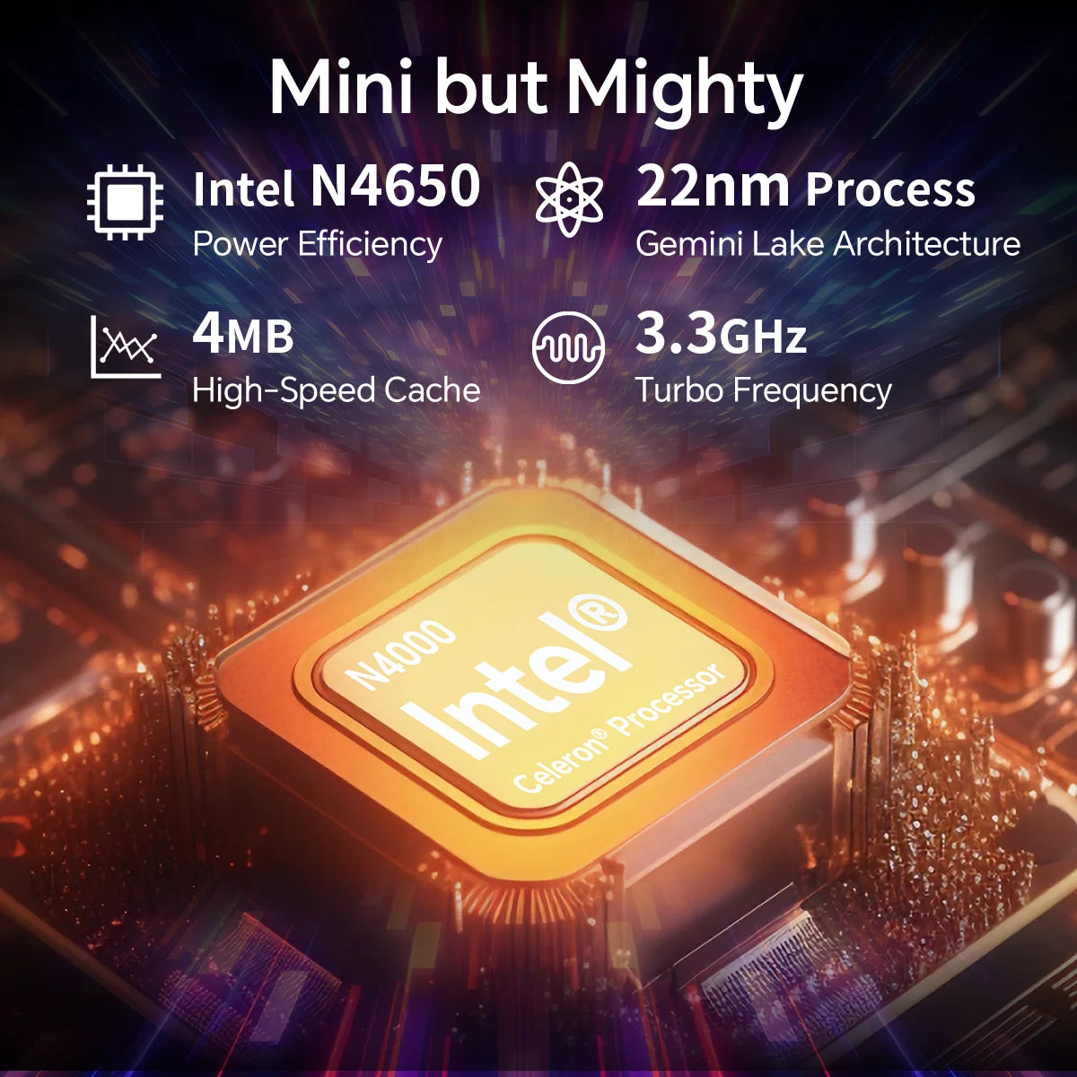 SOYO Mini PC Intel Core i7 Home Office Desktop Computer