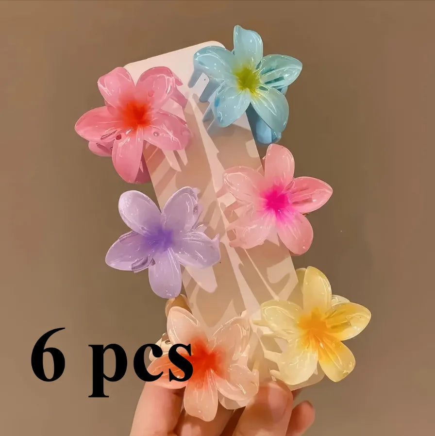 Egg Flower Hair Clips Non Slip Secure Grip Styling Accessories