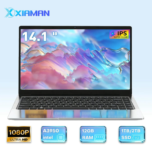 Xia Man Windows 11 Laptop 12GB 1TB Intel A3950 Notebook
