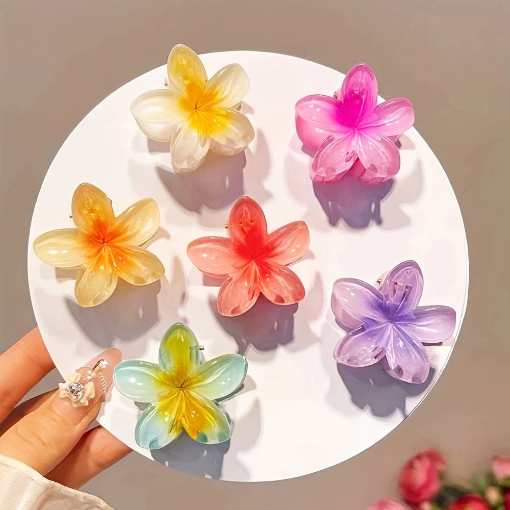 Egg Flower Hair Clips Non Slip Secure Grip Styling Accessories