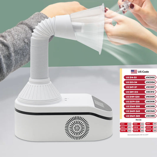 Bymaocar 230W Tabletop Nail Dust Cleaning Machine With Adjustable Speed