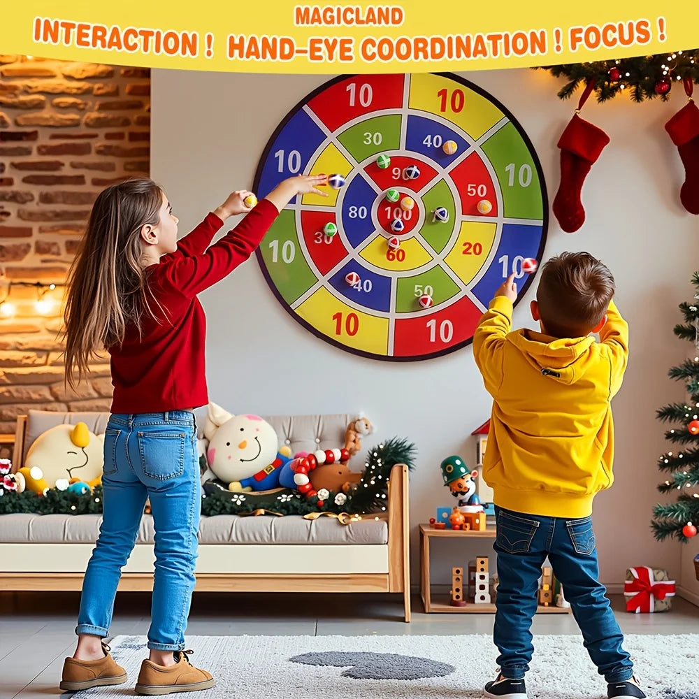 AEHOMECN Sticky Ball Dart Board Game For Family Fun