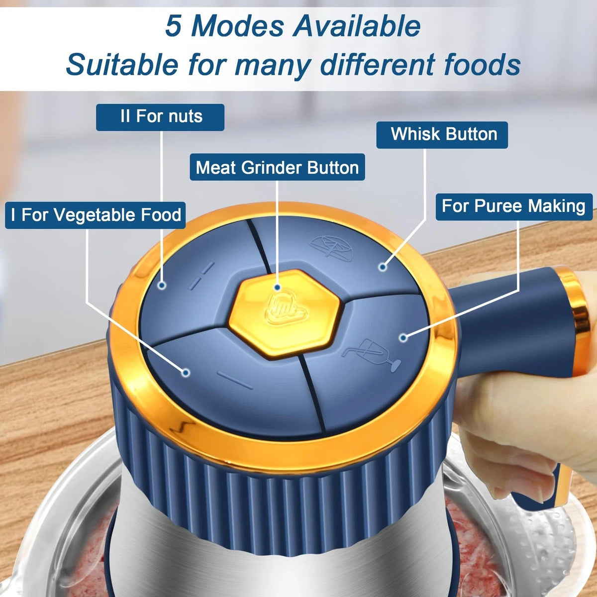 High-concerned Chemical Electric Meat Grinder And Food Processor