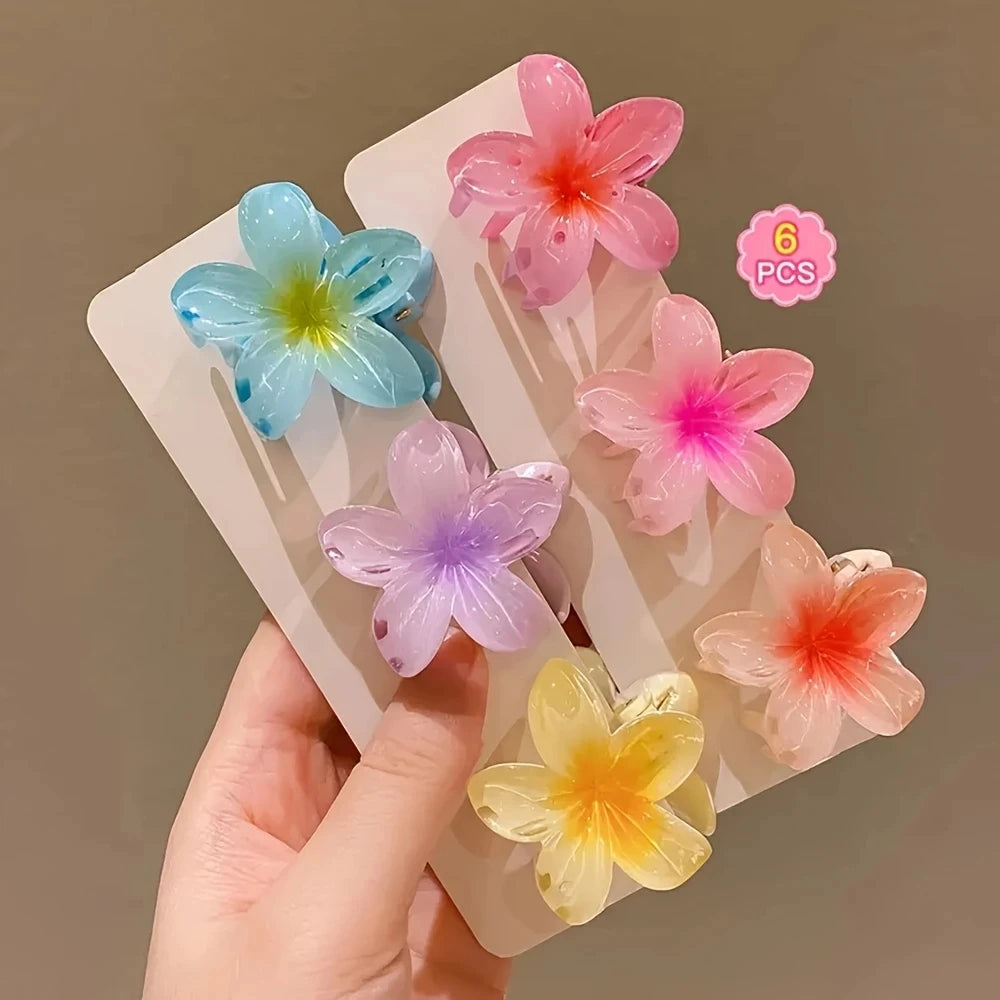 Egg Flower Hair Clips Non Slip Secure Grip Styling Accessories