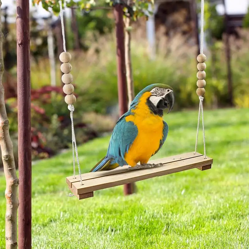 Natural Fiber Chicken Coop Swing For Poultry Habitat Hen Care