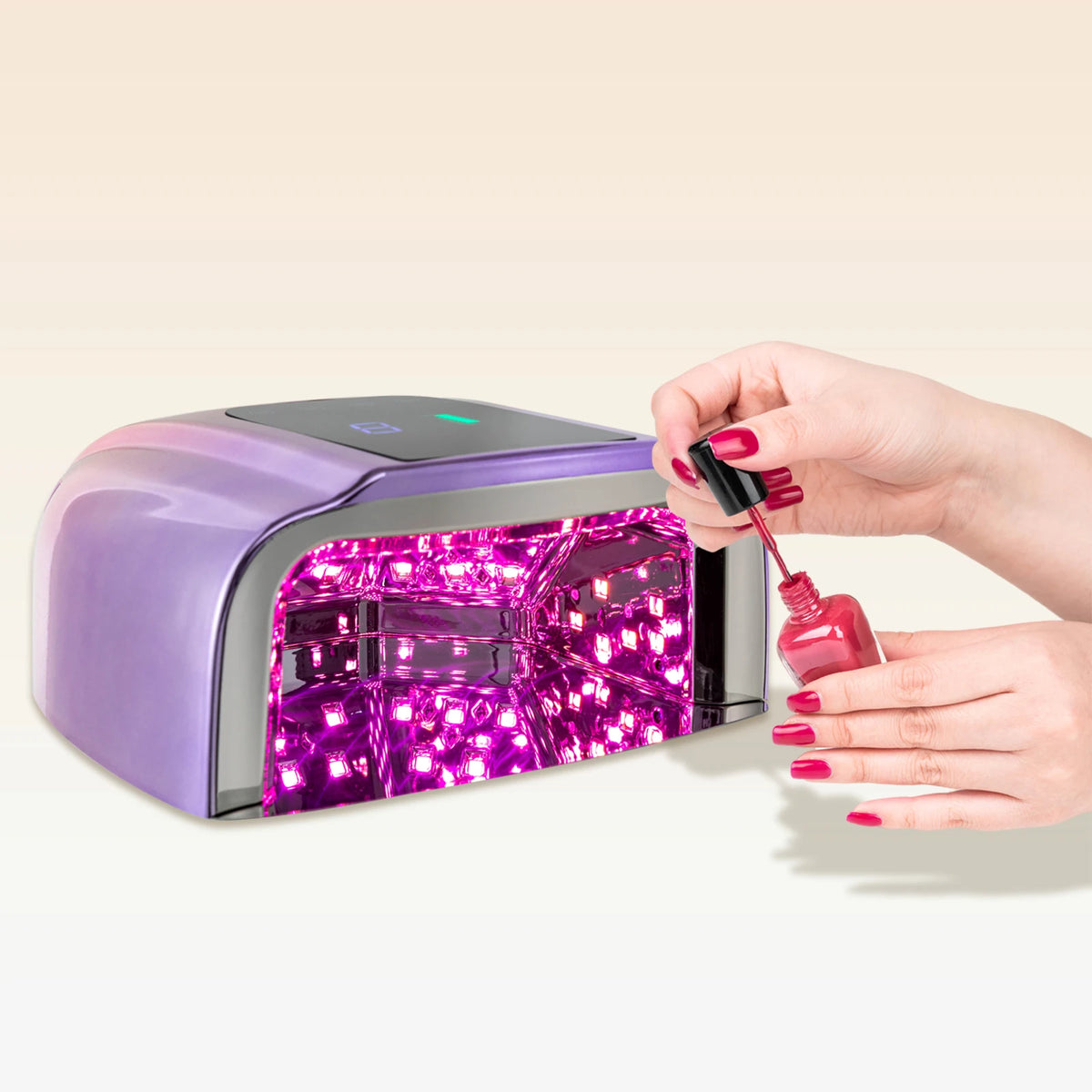 Bymaocar Nail Dryer 96W UV LED Portable Cordless Lamp
