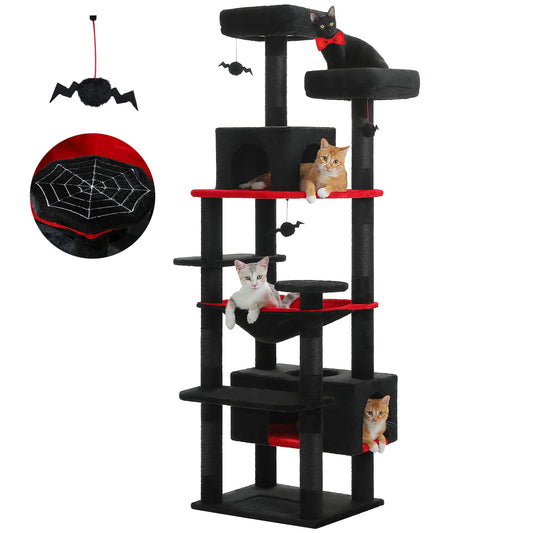 Pawz Road Cat Tree Tower With Sisal Scratching Post Hammock