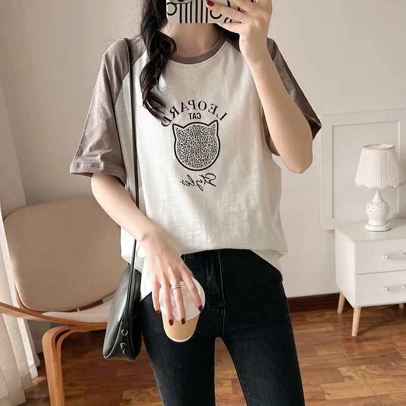 Maternity Cotton Nursing Top For Breastfeeding And Postpartum