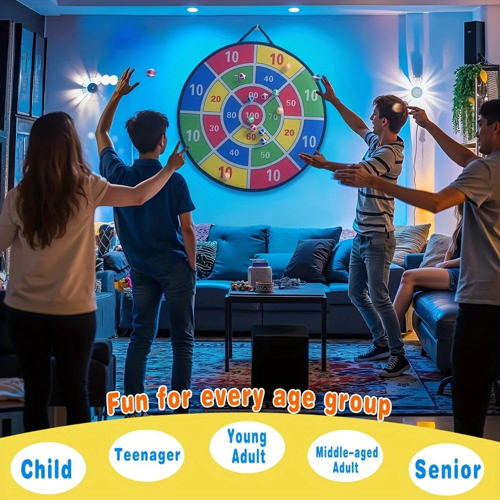 AEHOMECN Sticky Ball Dart Board Game For Family Fun