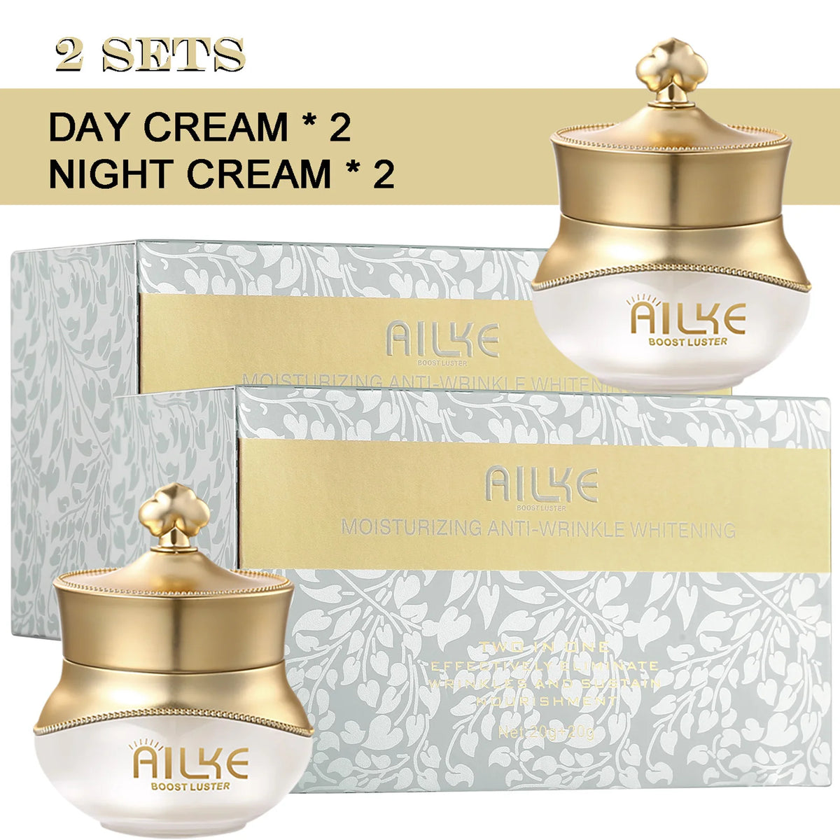 KYLIEFIT Whitening Anti Aging Face Cream Set With Collagen