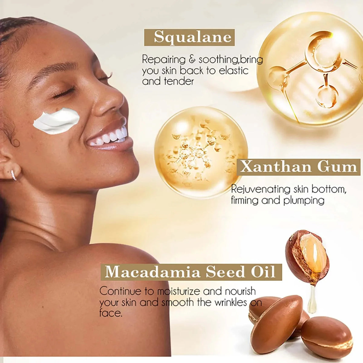 KYLIEFIT Whitening Anti Aging Face Cream Set With Collagen
