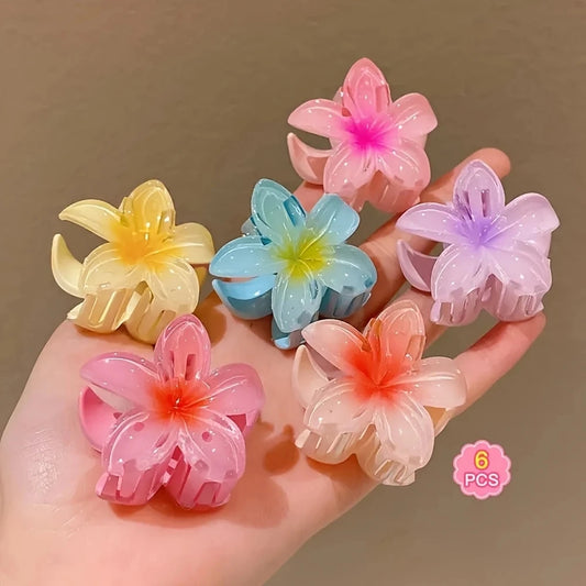 Egg Flower Hair Clips Non Slip Secure Grip Styling Accessories