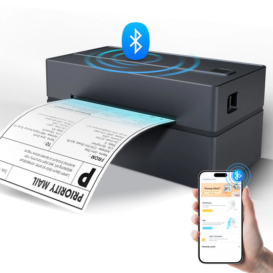 TakeYou Thermal Label Printer Portable Bluetooth USB 203DPI High Speed