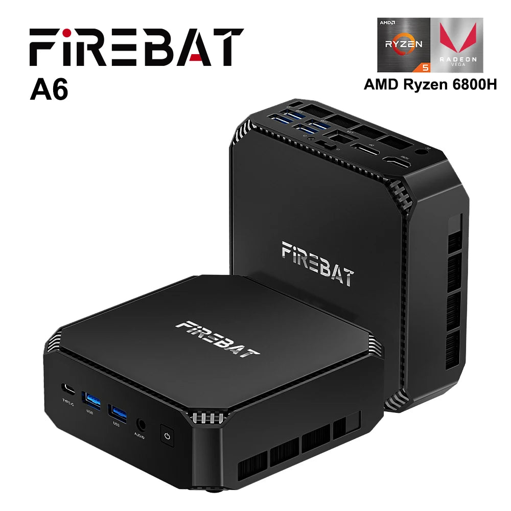 Firebat A6 Mini PC Featuring R7 Processor 16GB Ram Ssd