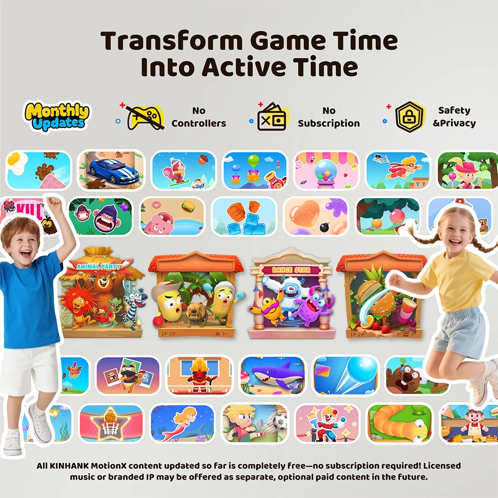KINHANK MotionX Video Game Console With Monthly Updates